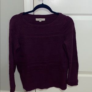 Plum Loft Sweater
